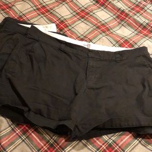 Pair (2) of black size 14 old navy shorts